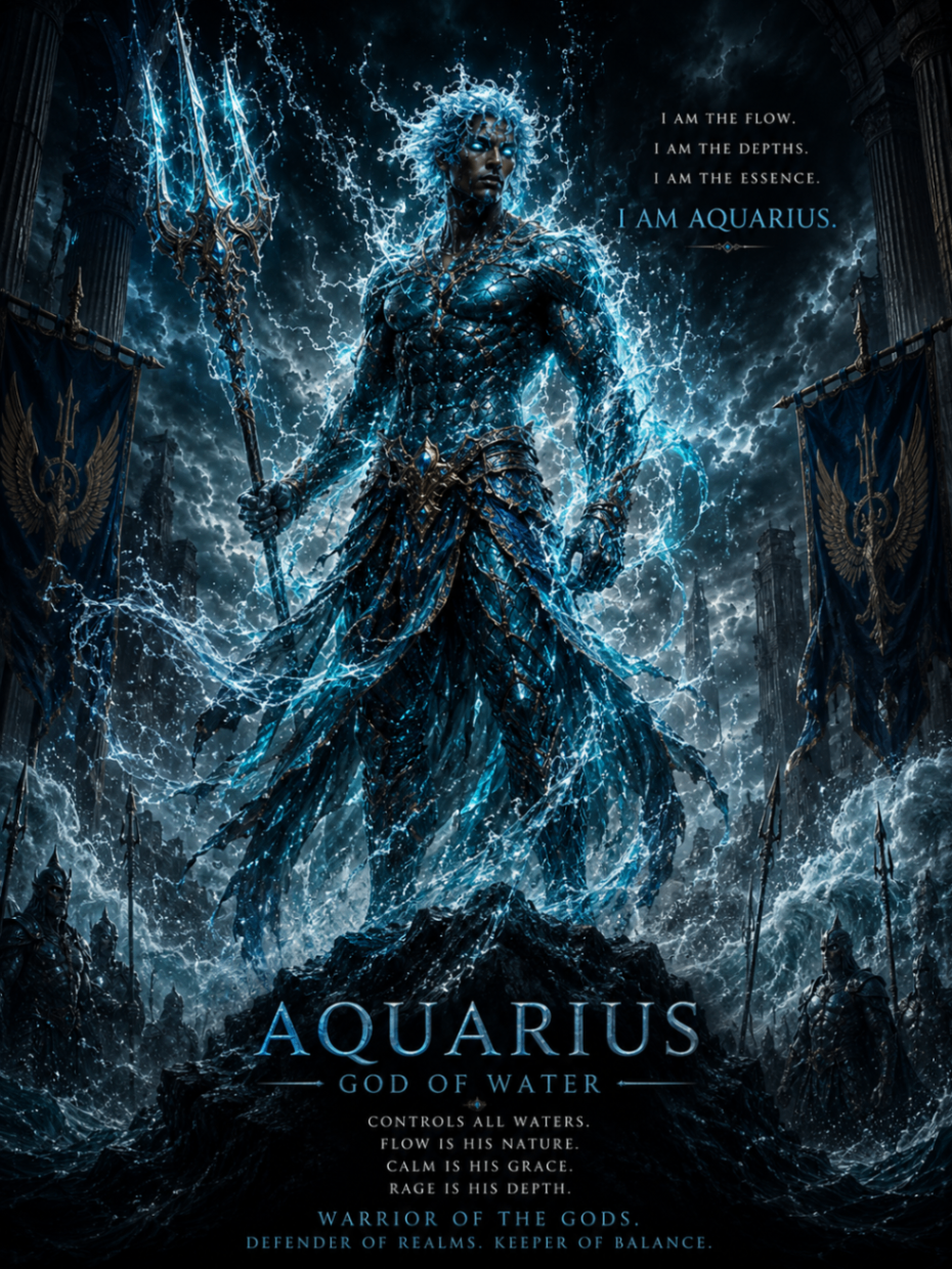 Aquarius, God of Water