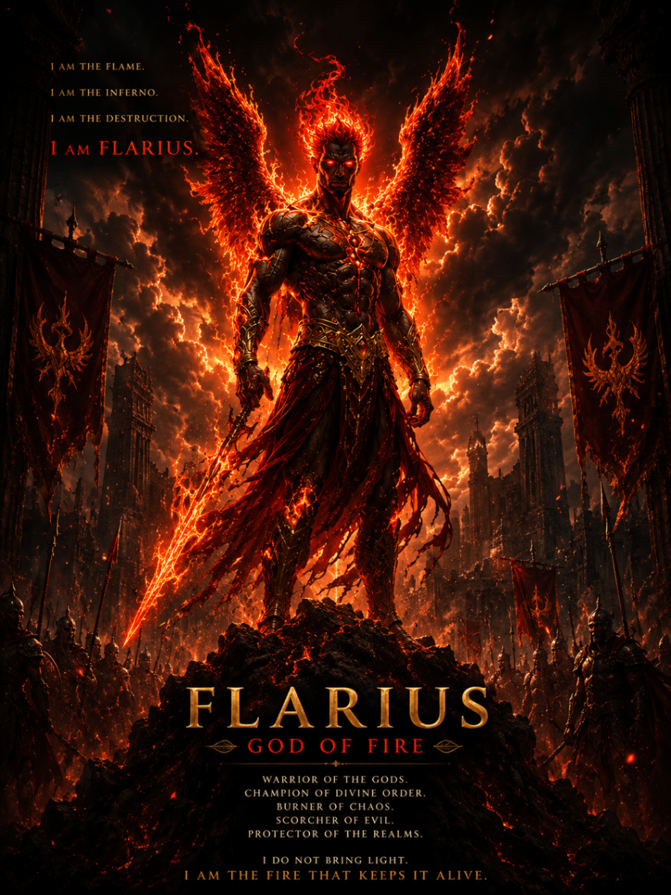 Flarius, God of Fire